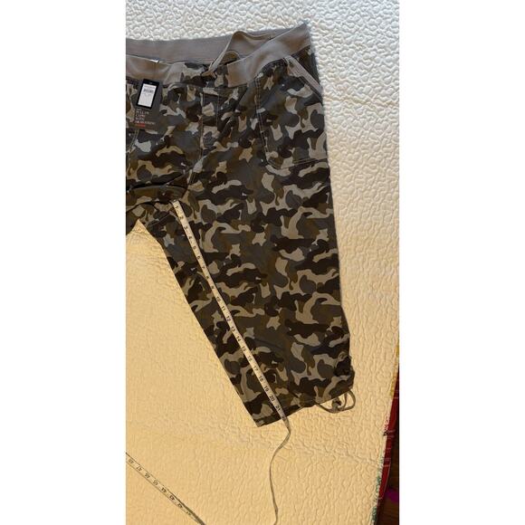 Avenue Lightweight Drawstring Pull On Camo Pants Size 26 - Picture 5 of 5